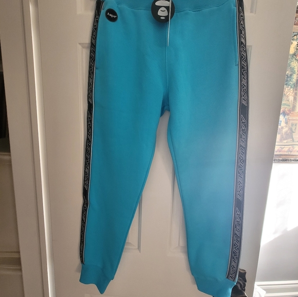 Aape universe sweatpants, baby blue - Picture 3 of 5
